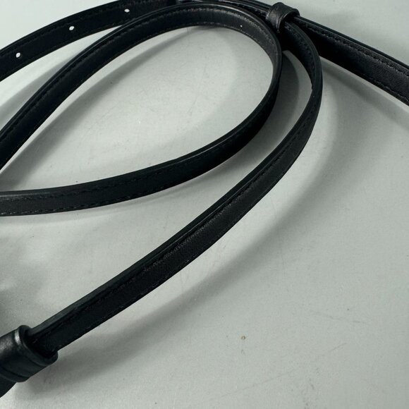 NWOT Coach Black Leather Adjustable Strap - Picture 3 of 13